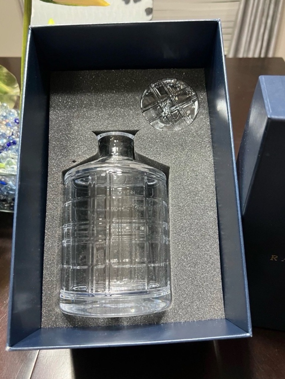NWT Ralph Lauren Hudson Plaid Decanter